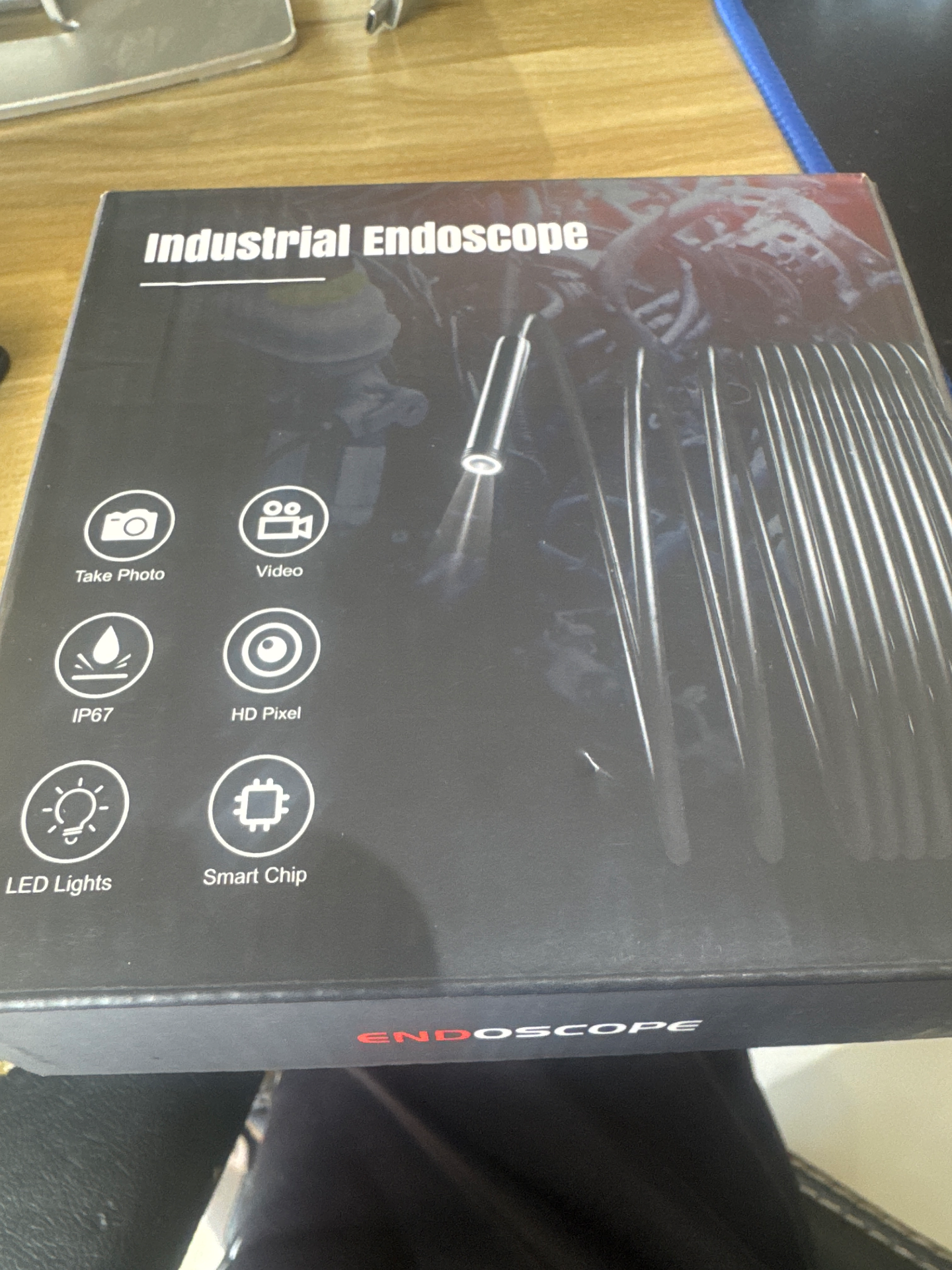 Cámara endoscopica industrial