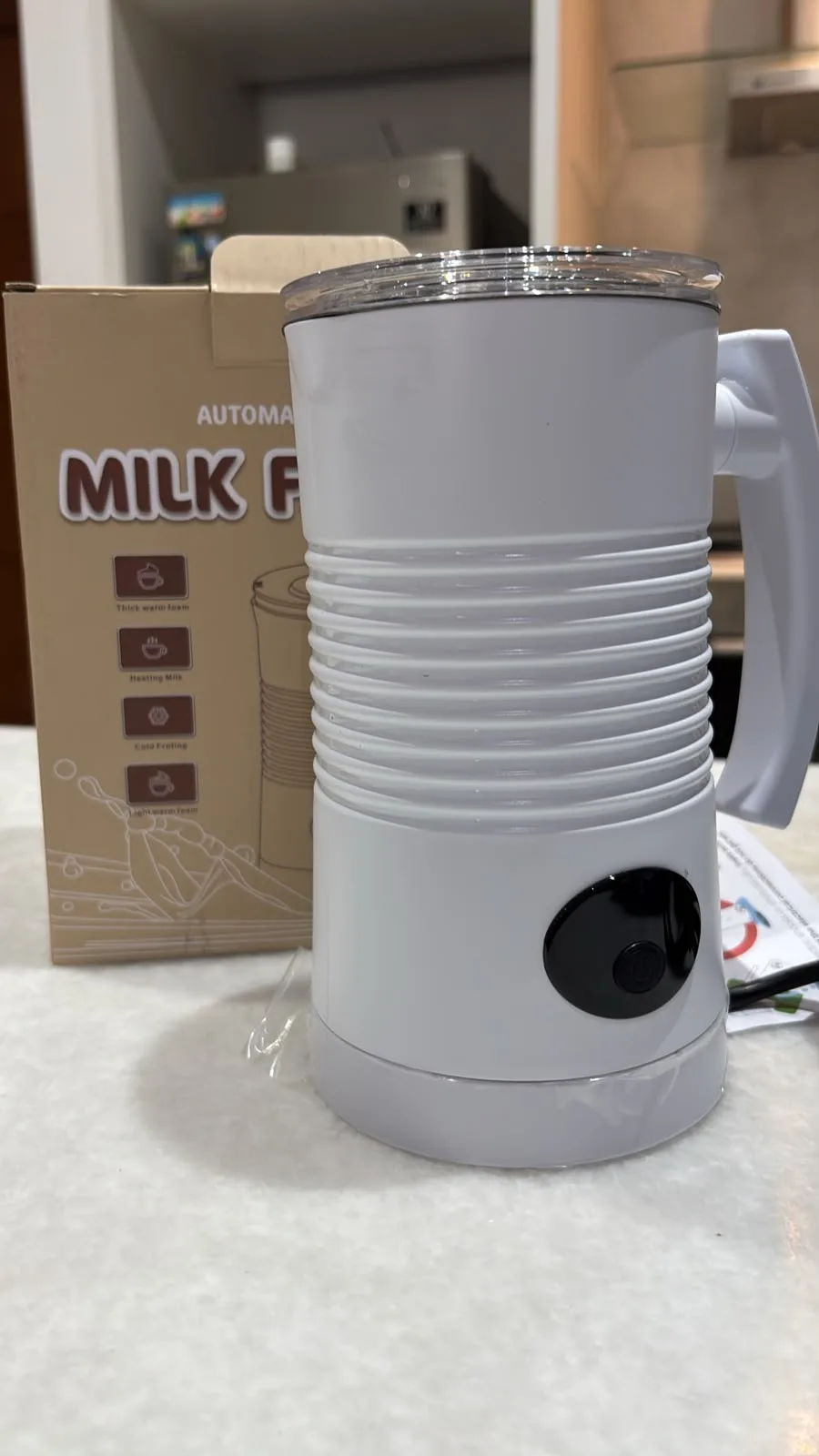 Espumador de leche y vaporizador, espumador de leche eléctrico 4 en 1, m, miniatura 42